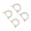 4pcs Dental Matrices Clamp Rings Dental Dam Clamp Barrier Clips Separating Rings Accessory