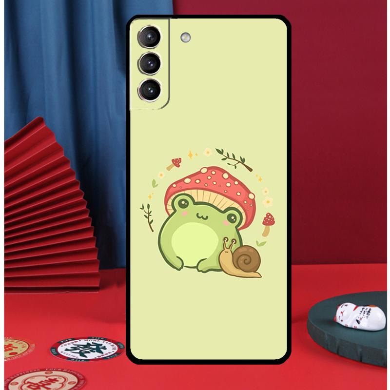 Kawaii Frosch Handyhülle Für Samsung Galaxy S24 Ultra S9 S10 S20 FE S21 S22 S23 Plus S25 Ultra Rückseite