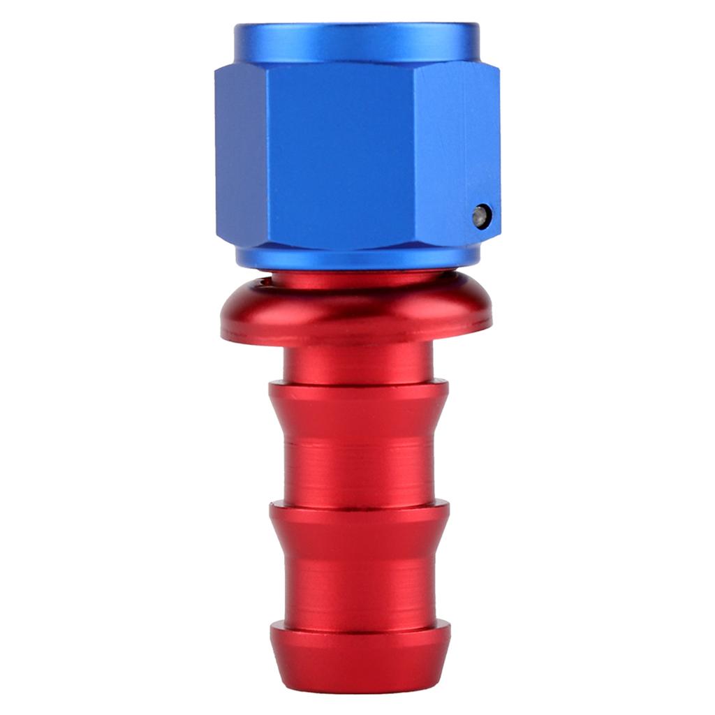AN10 Straight 45 90 180 Degree Push On Twist Lock Oil Gas Fuel Line Hose End Male Fitting(Straight)