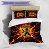 Belgium Football Printed Bedding 3 Piece Set Cozy Breathable Bed Cover Set As Housewarming Holiday Gift