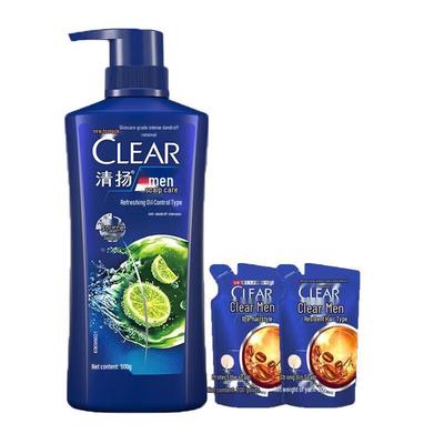 Clear Men Erfrischendes Öl-Kontroll Shampoo Set