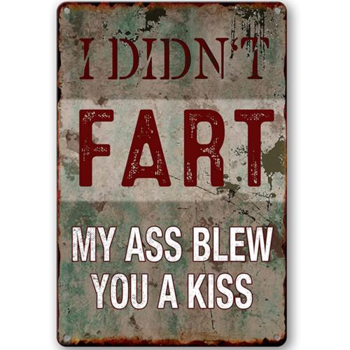 

Funny Metal Tin Sign For Garage Vintage Bar Signs Man Cave Wall Decor Home Aluminumtin sign 20x30cm（7.8x11.8inch）