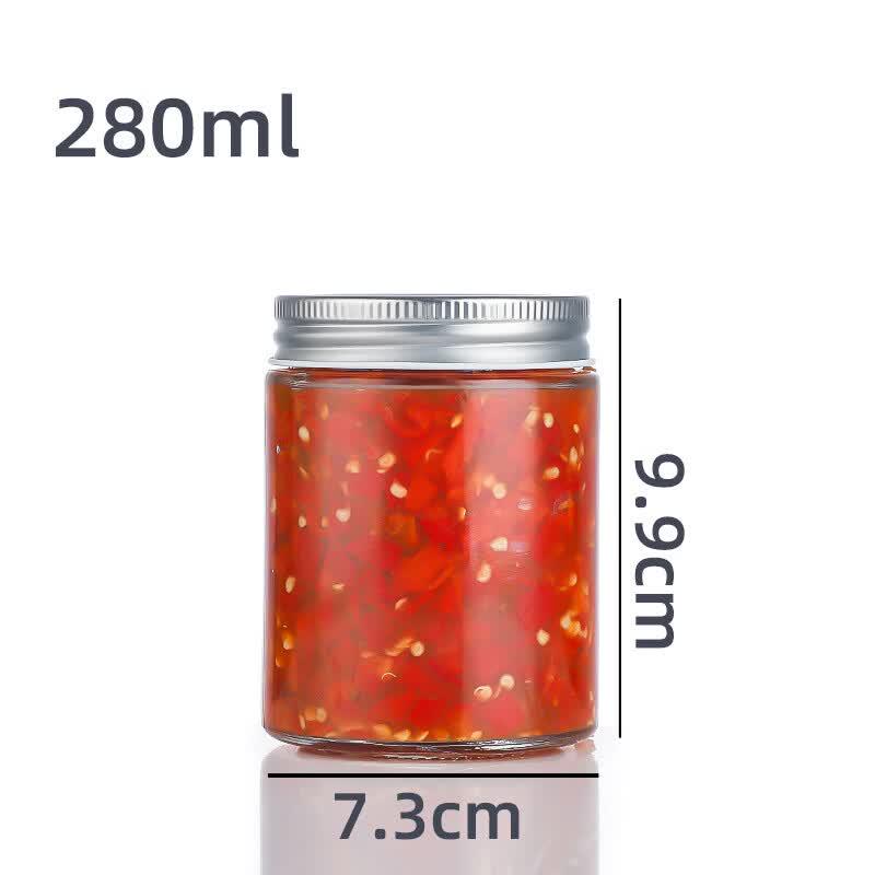 ZISIZ Glass Sealed Food Jars with Lids
