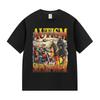 ZX Tee Autism Is My Superpower Gothic Graphic T Shirt Funny Vintage Biker Short Sleeve T- Summer O-Neck  T-shirt