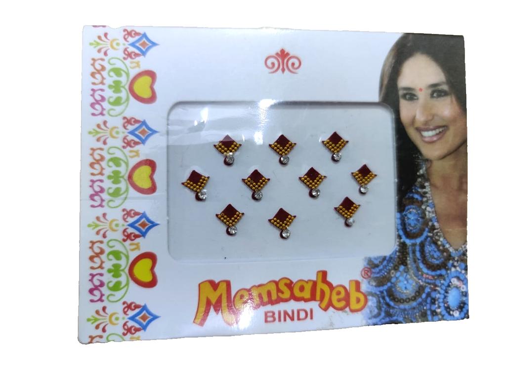 @ Indian Traditional Red Bindi Wirh Stone For Women Zr-8077-60%Off