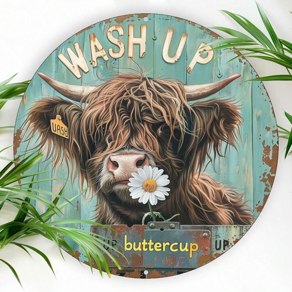Tin Sign 2D Metal Wall Art Decorative Hanging Accessory Home Decor