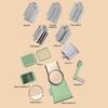 6-in-1 Rotary Vegetable Cutter Handheld Food Chopper with Stainless Steel Blades Kitchen Gadget for Grating Slicing Dicing