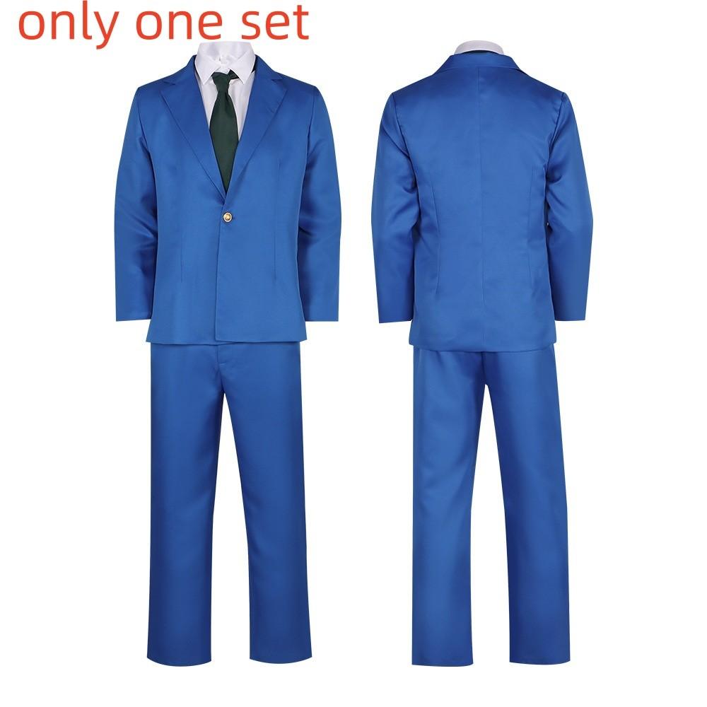 Detective Conan Cosplay Uniform Set With Polyester Fabric For Anime Role Play