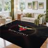 Bon Jovi Design Crystal Velvet Rug Soft Decorative Mat for Bedroom Entrance