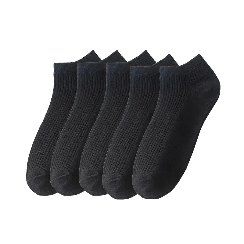 5 Pairs/Pack Ankle Socks Women Cotton Invisible Sweat-absorbing Girl Low Tube Boat Socks EU 36-42 Women Socks Calcetines De Niña