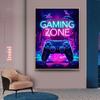 Smoczy Zabójca Kosmiczna Zbroja Strefa Gracza Plakaty Płócienne Wydruki Sztuka Ścienna Obrazy Nowoczesna Sypialnia Gracza Pokój Esports Dekoracje Prezenty