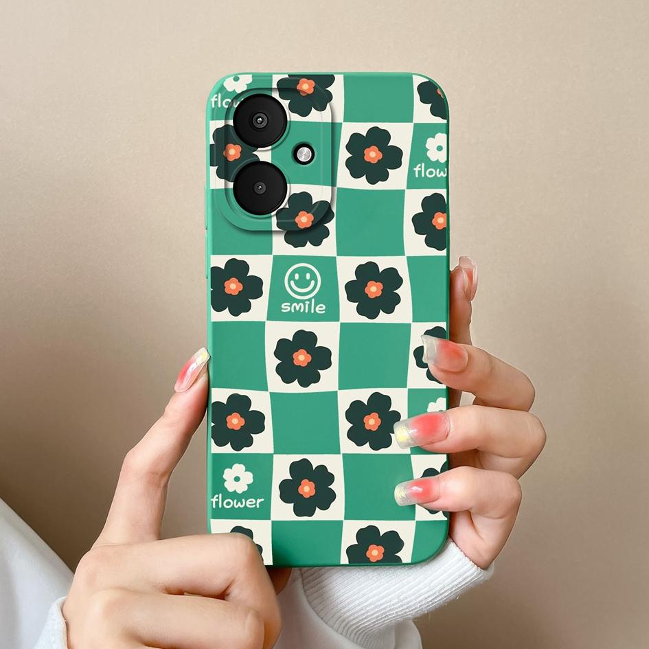 Funny Check Pattern Shell For Xiaomi Poco F5 M6 Pro M6pro X6 F 5 X 6 Cover Cases High Quality Super Shockproof Silicone Phone Bags For Xiaomi Housing