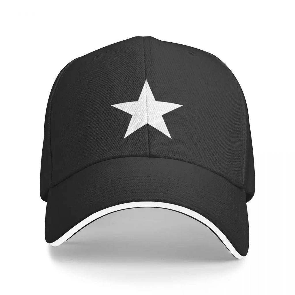 Black or White Star Baseball Cap Birthday Cute Golf Hat Baseball Men Women's