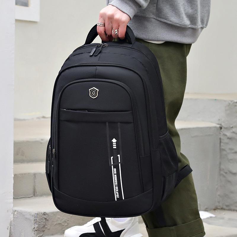 Leisure Laptop Bag, Outdoor Hiking Oxford Cloth Backpack, Men's Fashionable Commuting Multi Compartment Backpack