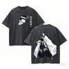 Bleach Washed T-shirt personality Clothes New Model Anime T-shirt Year round clothing Couples Plus Size Unisex Classic