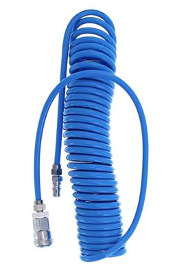 Takagi EARTH MAN Spiral Air Hose, 6m [One-Touch Connection] [Operating Pressure 0.69MPa]