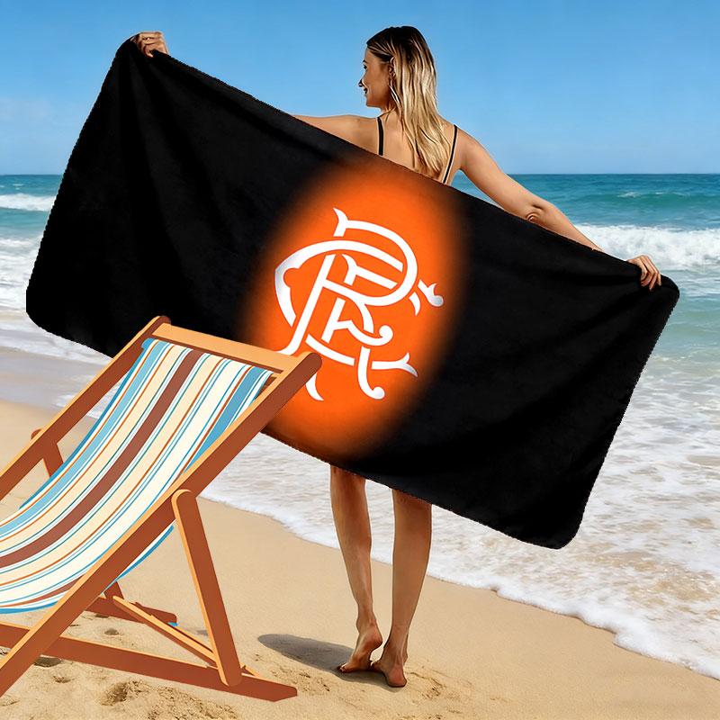 Rangers Print Beach Towel, Large Soft Quick Dry Towel for Beach Camping Swimming
