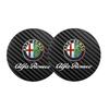 2Pcs Car Coasters Water Cup Mats Waterproof Slot Pads For Alfa Romeo 156 159 147 4C 8C 166 Giulia Giulietta Mito Spider Tonale duw753