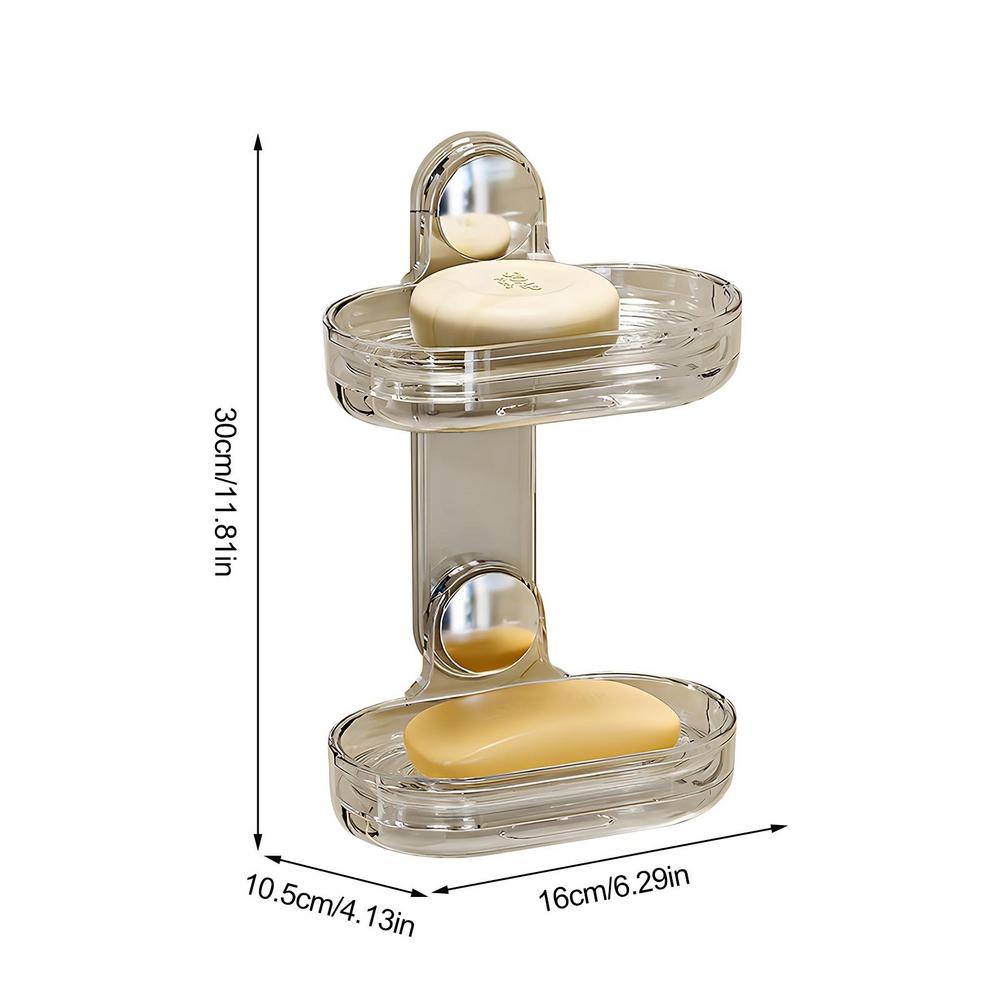 

Настенная мыльница Перфорированная присоска Настенное крепление Однослойная и двухслойная Сливной диспенсер для мыла Держатель Полка для мыла в ванной