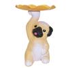 Lovely Dog Statue Key Candy Bowl Dog Statues Figurines Entryway Table Ornament for Office Home Decors New Year Gift