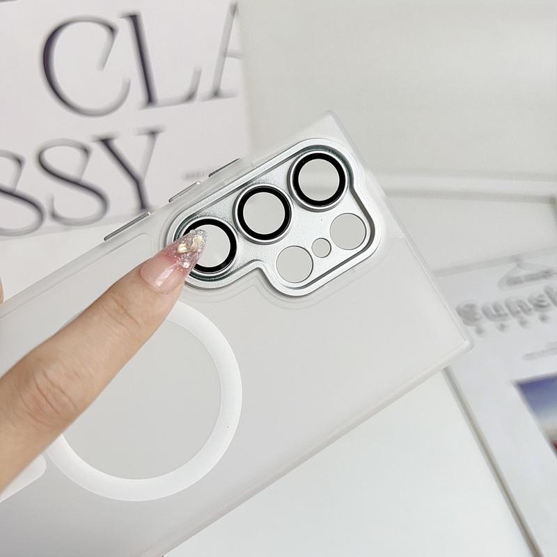 Suitable for Samsung A56 Magnetic Phone Case Galaxy A55 5G Skin Feeling A16 Matte S25 Anti Fall A36 Protective Case