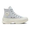 Converse Chuck Taylor All Star Lugged 2.0 High Striped Knit - Gravel Unisex Sneakers Blue Egret A01347C