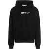 OFF WHITE Embroidered Spray Helvetica Skate Hoodie OMBB085F22FLE0021001
