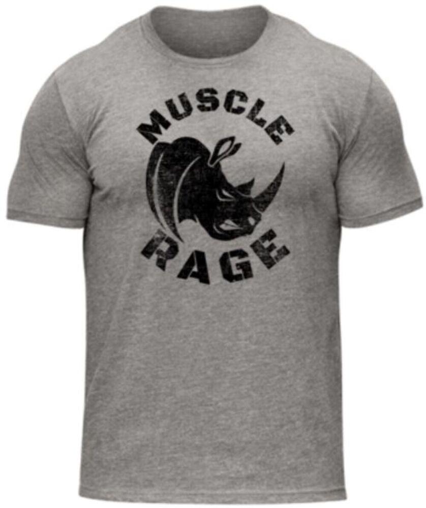 

Футболка унисекс Muscle Rage Rhino для бодибилдинга и пауэрлифтинга S