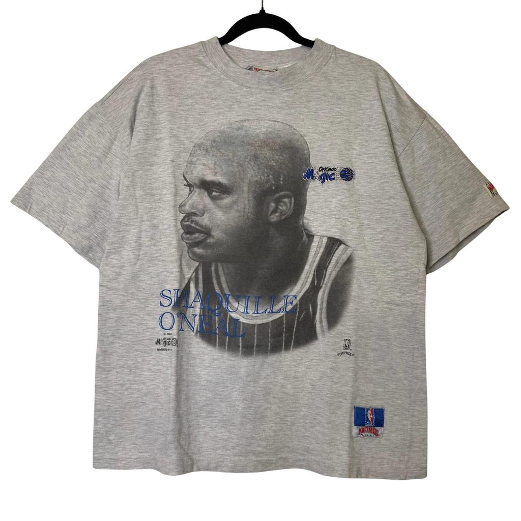 90's Orlando Magic Shaq Nutmeg T Shirt Sz L (B2369)