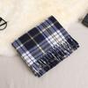 Autumn and Winter Classic Plaid Double-sided Velvet Gift Scarf Exhibition Night Market Men's Stall Warm Scarf Women's Shawl
