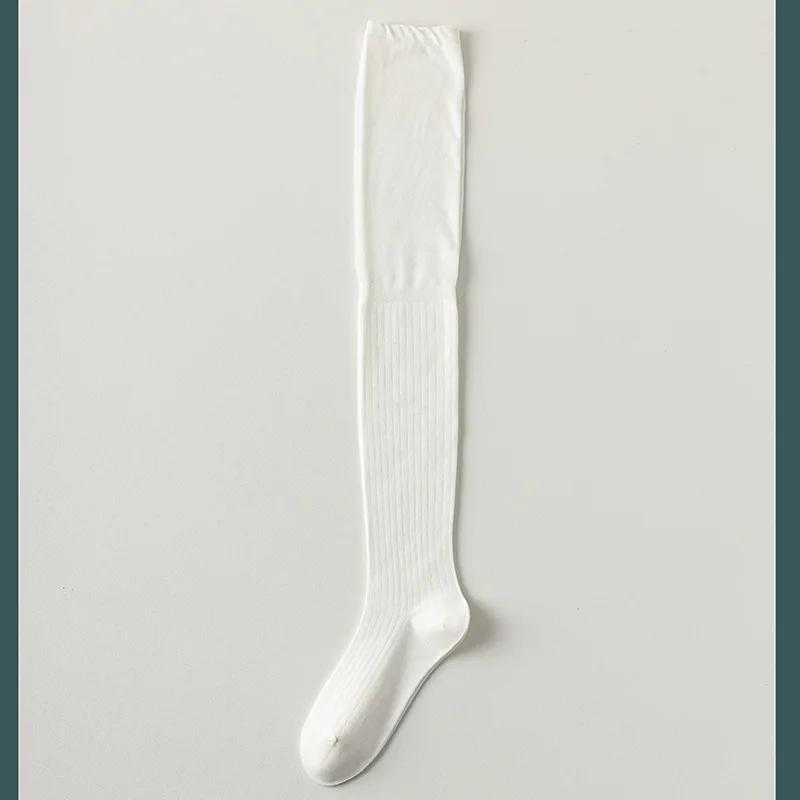 

7A Антибактериальные дезодорирующие хлопковые носки до середины икры для женщин, бесшовные, высокой эластичности, летние, для защиты от солнца, тонкие носки белый