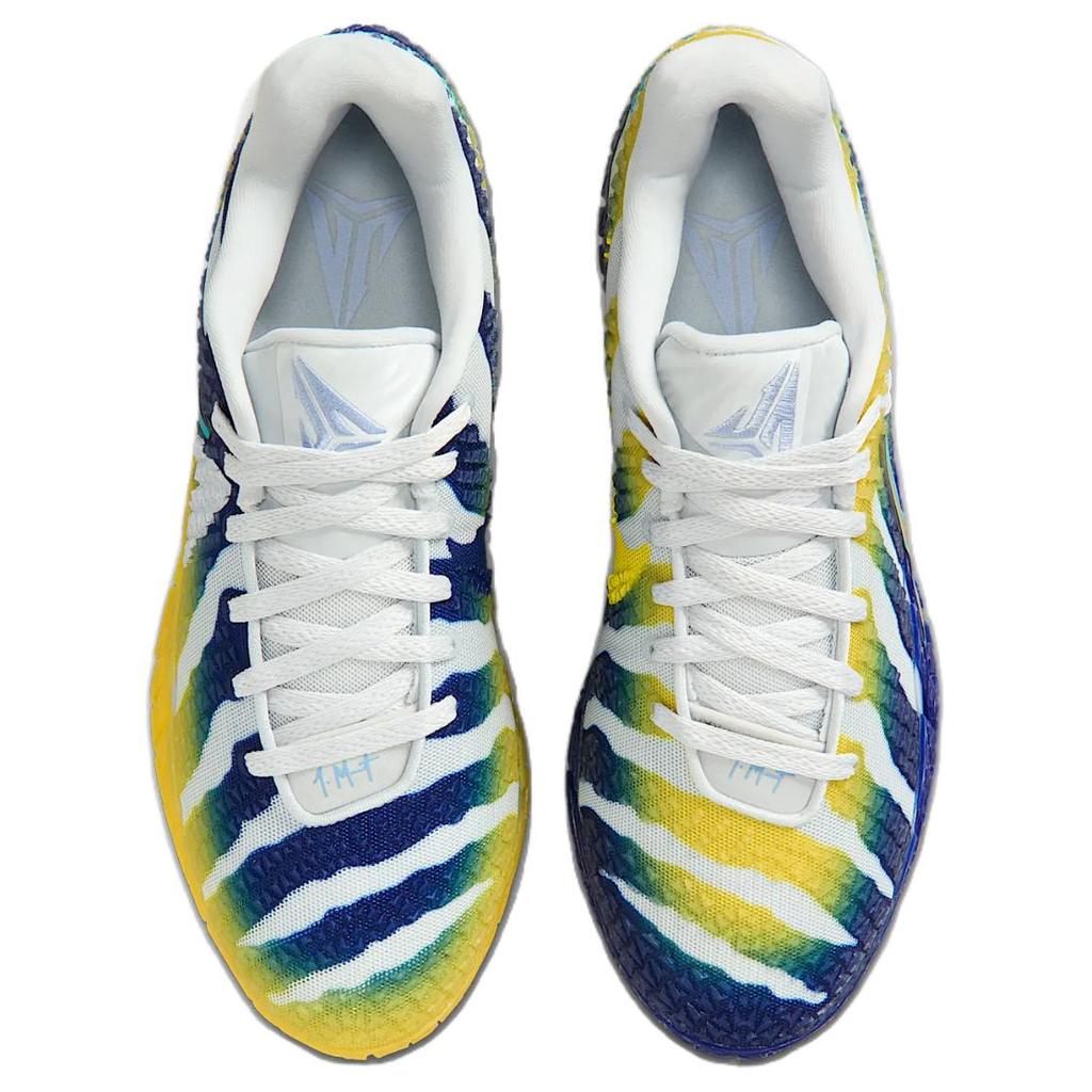 Nike Ja Morant 3 Rebound Grip Low Top Basketball Shoes Men's White Blue Yellow HF2794-004