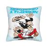 Pillow Case Mort & Phil Mortadelo Y Filemn Soft Pillow Cover Fashion Cushion Cover Graphic Pillowcases For Home Decor