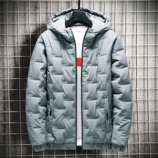 Cheap 1 Set Soft Solid Color Keep Warm Plus Size Outdoor Winter Jacket