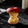 Dark Style Home Decor Skull Apple Core Ornament, Themed Desk Figurine, 3D Printed Personalized Gift for Him Realistic Statue, Gothic Collectible