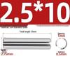 304 Stainless Steel Slotted Spring Pin, Cylindrical Shaft Pin, Locating and Hollow Pin (M5-M12)