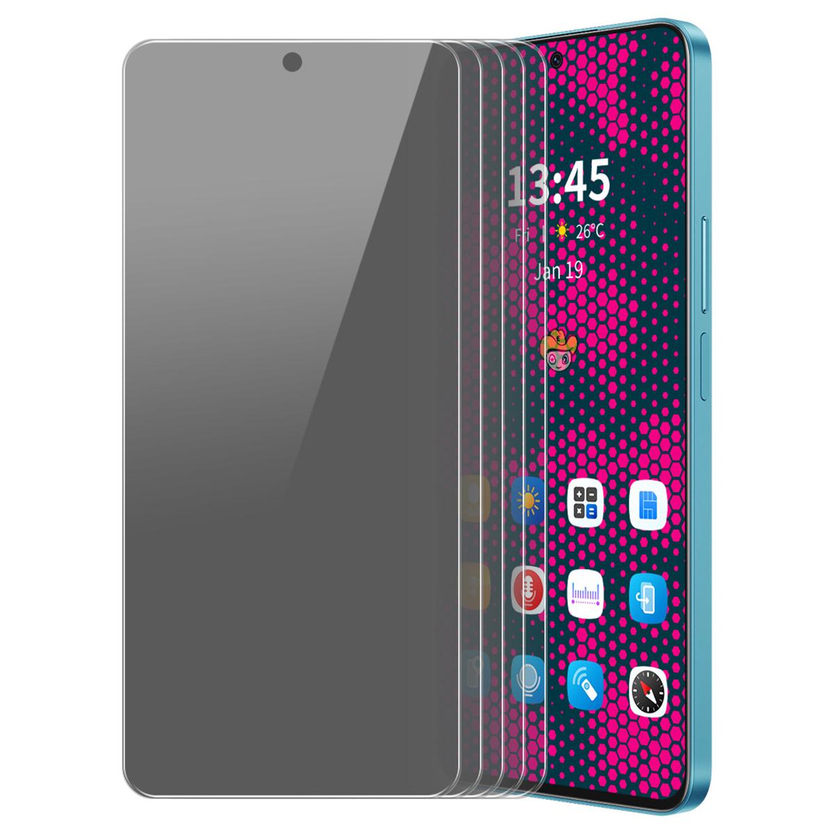 

ENKAY HAT PRINCE 5Pcs For Motorola Moto G Power (2024) Privacy Screen Protector 9H Full Coverage Film Type A