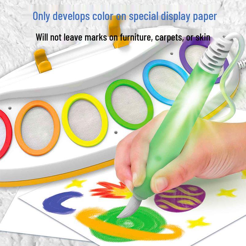 Crayola Magic Reveal Glow Painting Set with Magic Pen (75-7130)