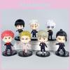 Detailliertes Jujutsu Kaisen Toji Fushiguro Suguru Geto Kento Nanami PVC Figuren Set