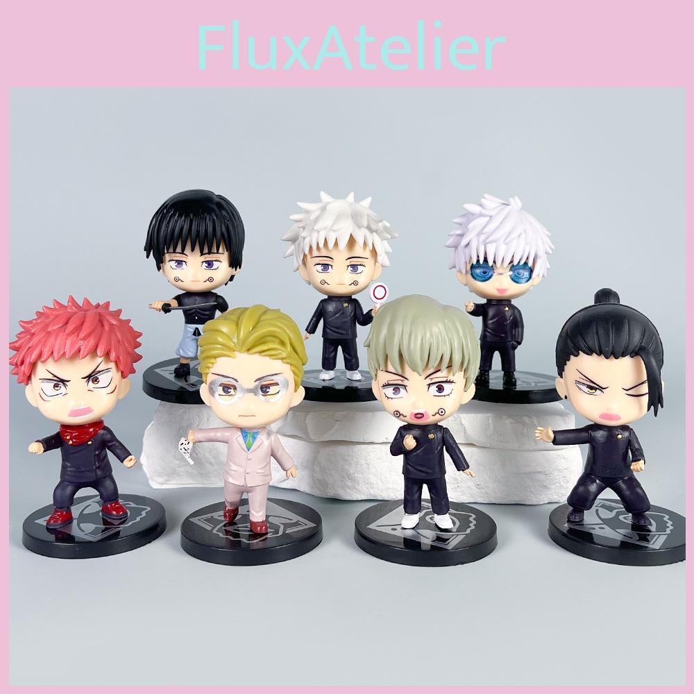 Detailliertes Jujutsu Kaisen Toji Fushiguro Suguru Geto Kento Nanami PVC Figuren Set