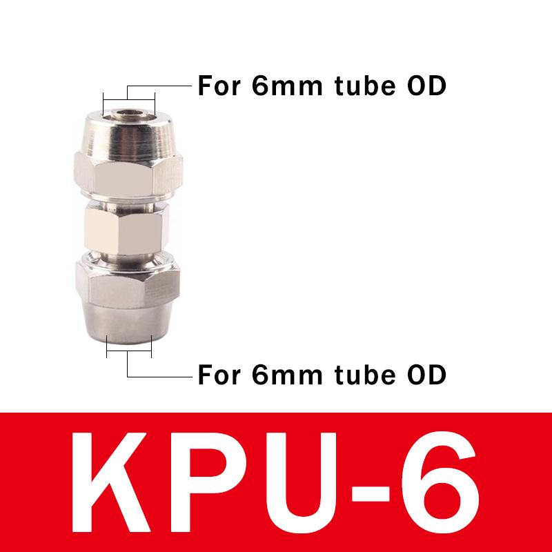 10Pcs PU-4 6 8 10 12 14 16 MM OD Hose Tube Connect PU Tube Direct Pneumatic Connector Quick Fast Twist Air Hose Tube Fitting