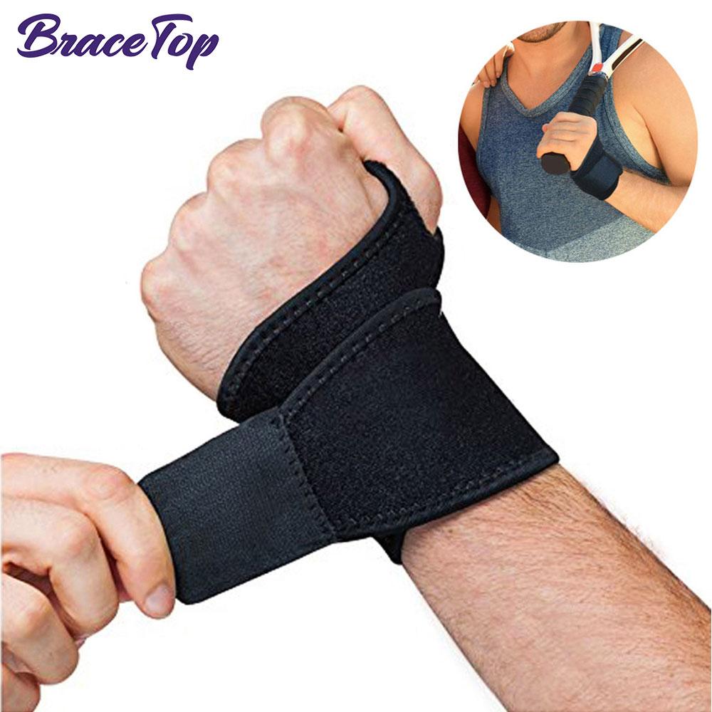 1 Pcs Gym Wrist Band Sports Wrist Support Brace For Men Women Carpal Tunnel Fractures Fitness Wristbands