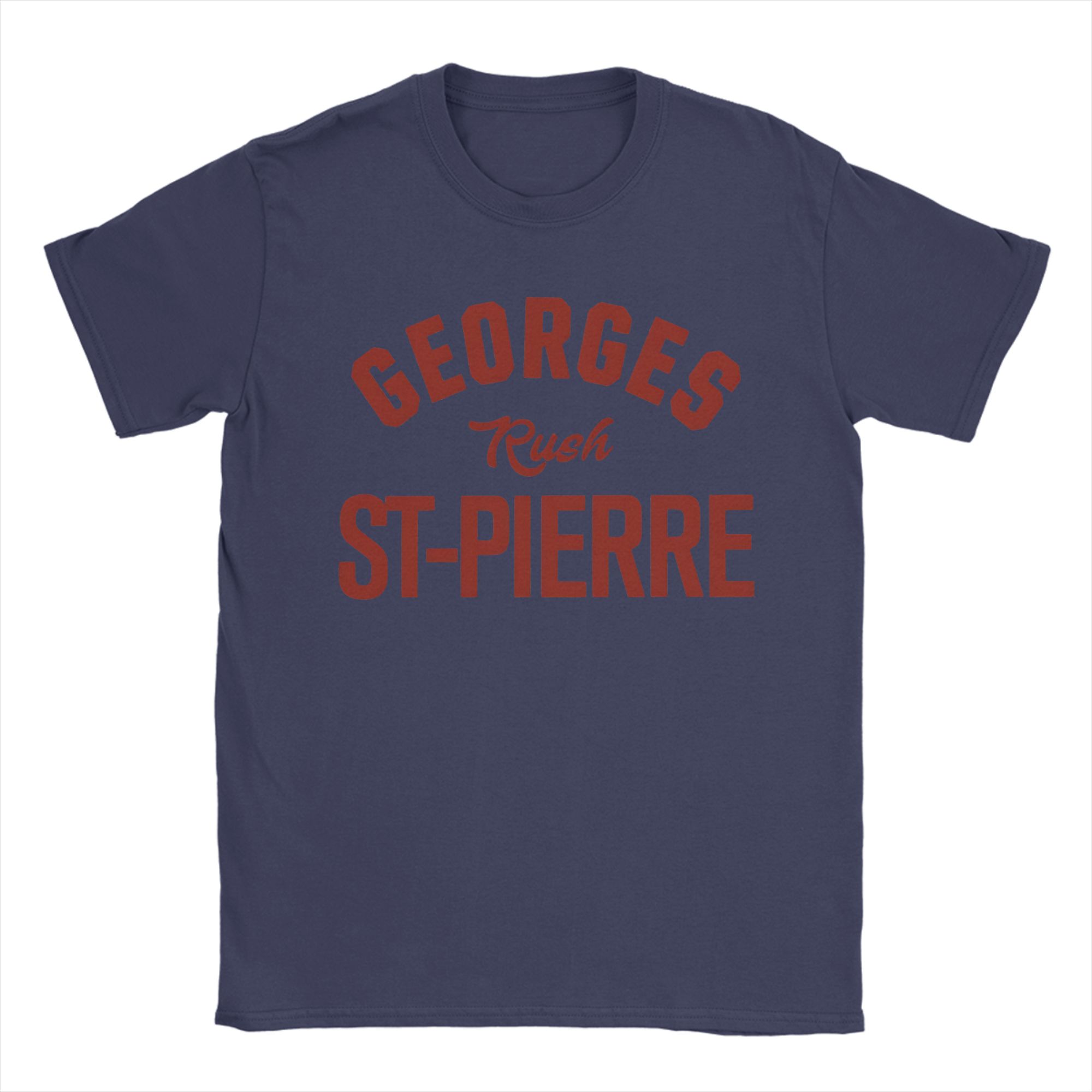 

Men Georges St Pierre T Shirts Pure Cotton Clothing Funny Short Sleeve Round Neck Tee Shirt Gift Idea TShirt 4XL