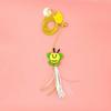 Interactive Cat Toy With Hanging Swing Design Retractable String Bell Feather Indoor Play Mental Stimulation