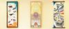 Kenema Tenugui Four Miyamoto-Towel (Lucky Gods) (Red)
