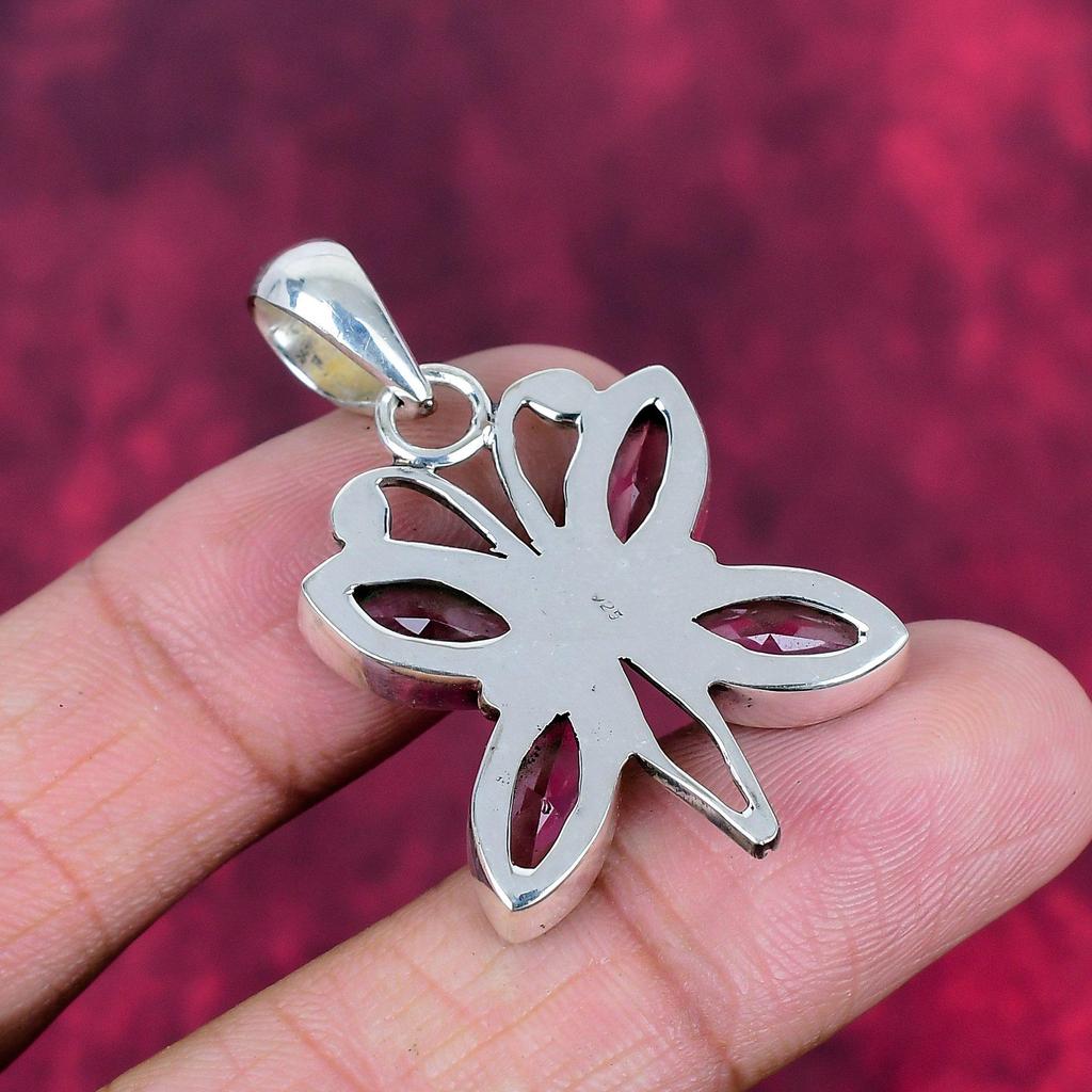 Pink Kunzite Pendant Gemstone Jewelry, 925 Solid Sterling Silver Pendant, Handmade Jewelry Birthstone Pendant, Gift For Him