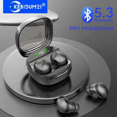 Mini căști invizibile pentru somn, căști wireless Bluetooth 5.3, căști stereo HiFi cu reducere a zgomotului, căști pentru Xiaomi Huawei