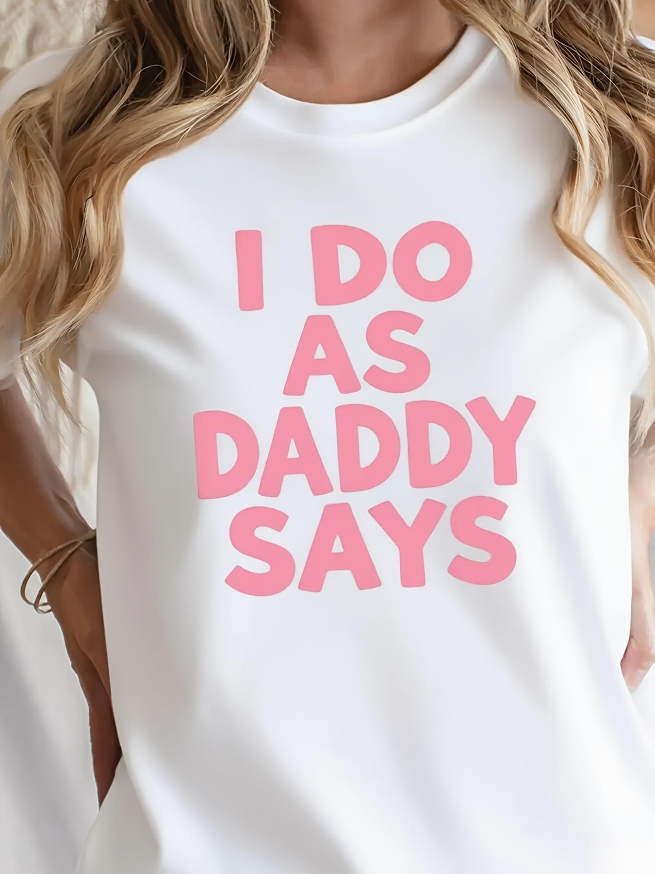 

I Ordered The Letter Print WomenS Solid Color TShirt As My Dad Advised ItS Comfortable And Fits Well with a Pattern S