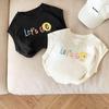 Summer Kids Cotton Printed Vest Unisex Round Neck Sleeveless Top Baby Breathable Casual Tee