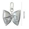 Handmade Bowknot Keychain Lovely Cotton Butterfly Bow Keyring Women Bag Accessories Fashionable Phone Charm Ornament